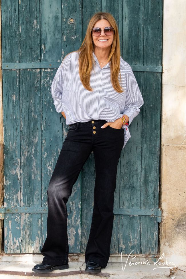 Patricia flare by Véronika Loubry schwarz jeans