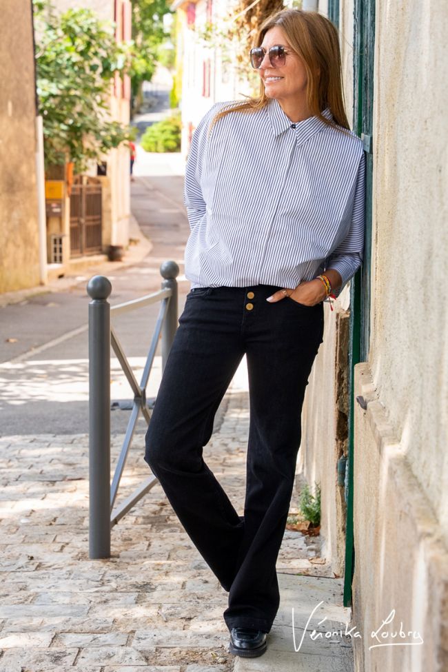 Patricia flare by Véronika Loubry schwarz jeans