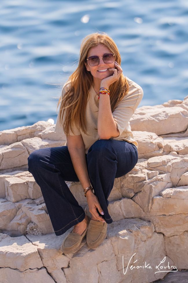 Patricia Flare von Véronika Loubry Blaue Jeans Nr.0