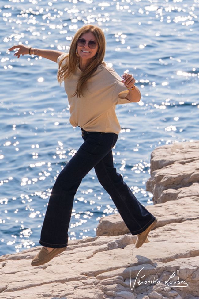 Patricia Flare von Véronika Loubry Blaue Jeans Nr.0