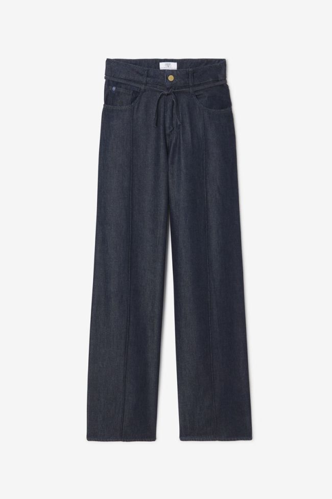Jeans Wide Leg Scotty High Waist Tencel blau