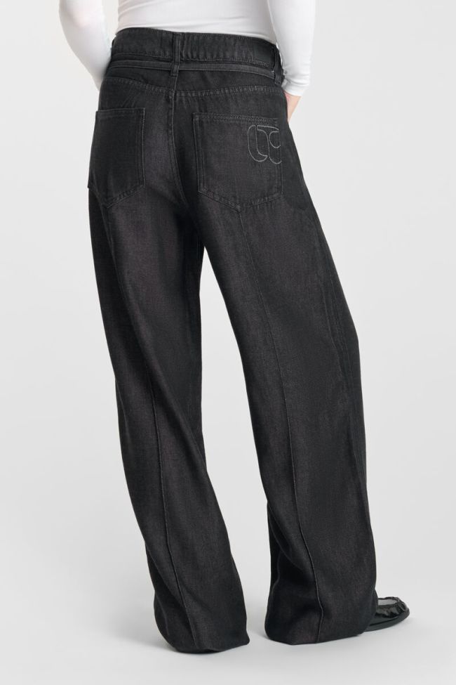 Jeans Wide Leg Scotty High Waist Tencel schwarz