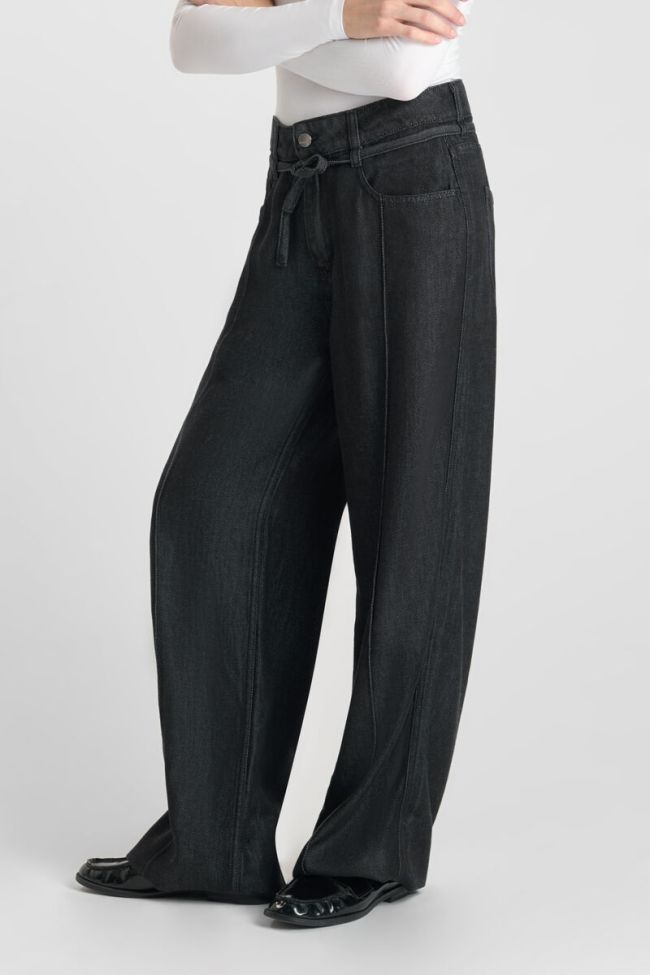 Jeans Wide Leg Scotty High Waist Tencel schwarz