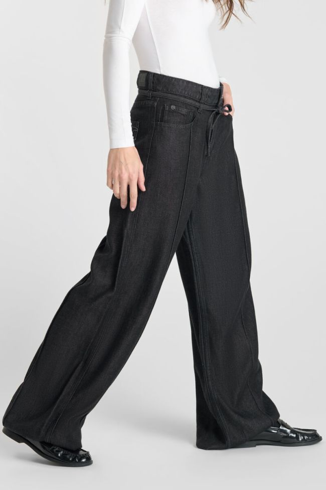 Jeans Wide Leg Scotty High Waist Tencel schwarz