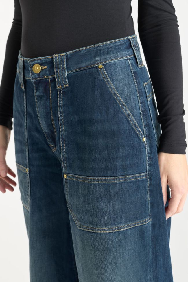 Jeans wide leg Woldy high waist blau Nr. 3
