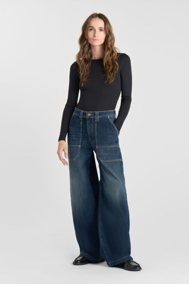 Jeans wide leg Woldy high waist blau Nr. 3
