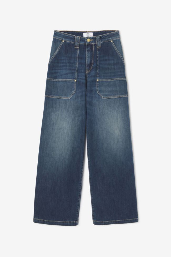 Jeans wide leg Woldy high waist blau Nr. 3