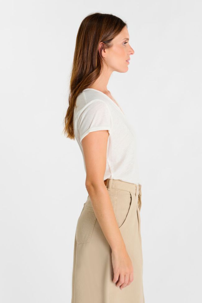 T-shirt Ona in weiß