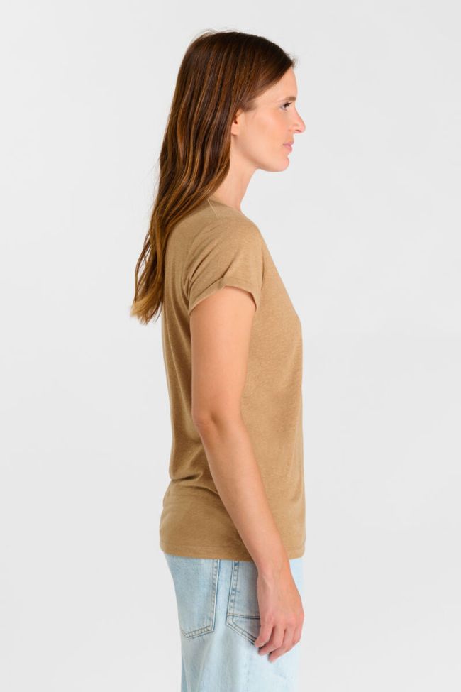 T-shirt Ona in braun