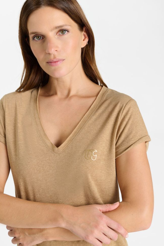 T-shirt Ona in braun