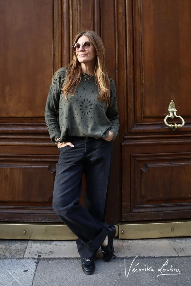 Jeans 400/28 loose Anastasia by Véronika Loubry schwarz Nr.1