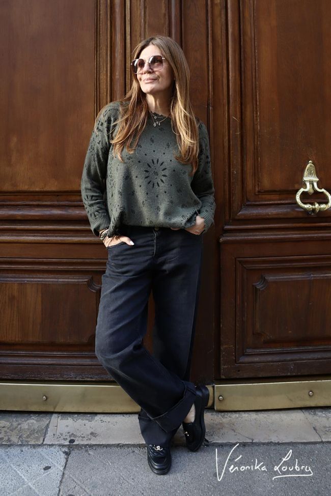 Jeans 400/28 loose Anastasia by Véronika Loubry schwarz Nr.1