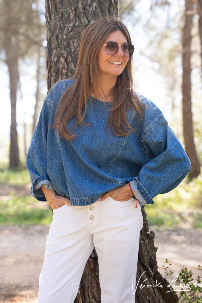 James 400/60 girlfriend by Véronika Loubry jeans weiß
