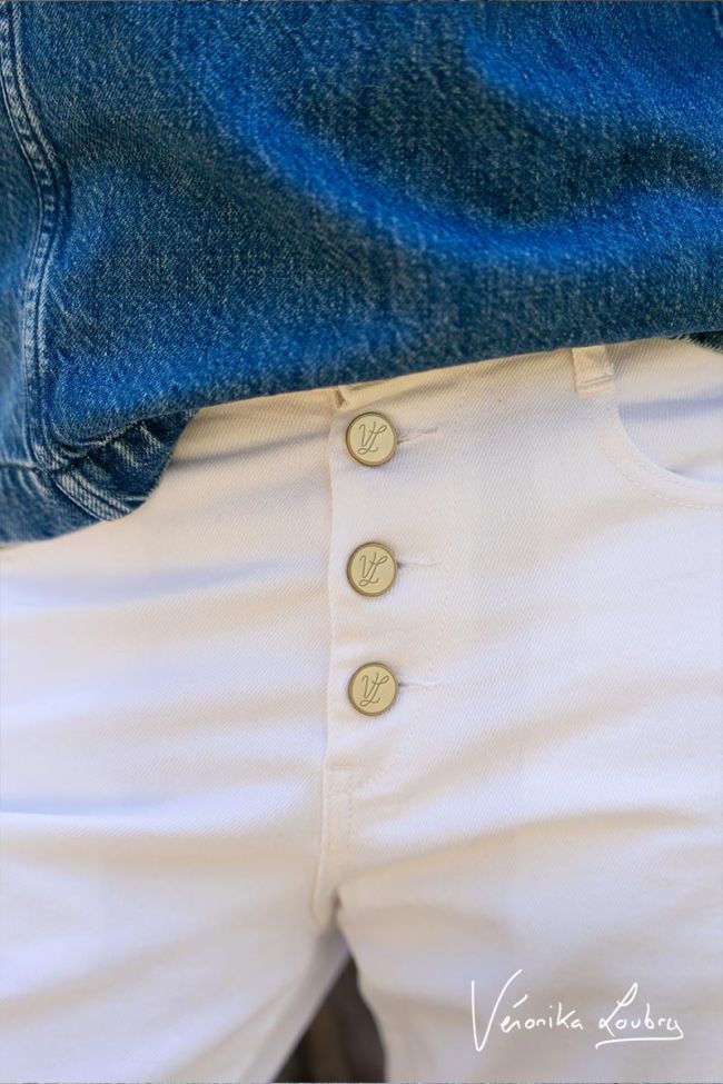 James 400/60 girlfriend by Véronika Loubry jeans weiß