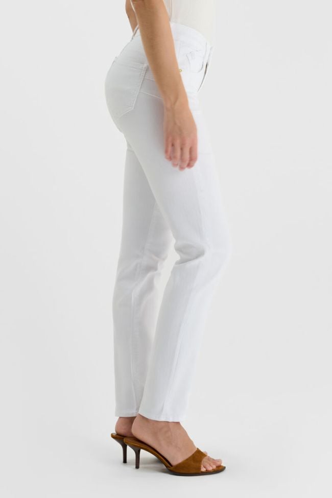 Jean Pulp Regular High-Waist Weiß