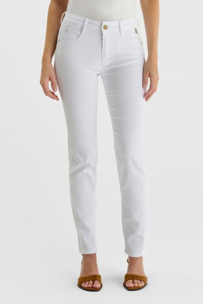 Jean Pulp Regular High-Waist Weiß