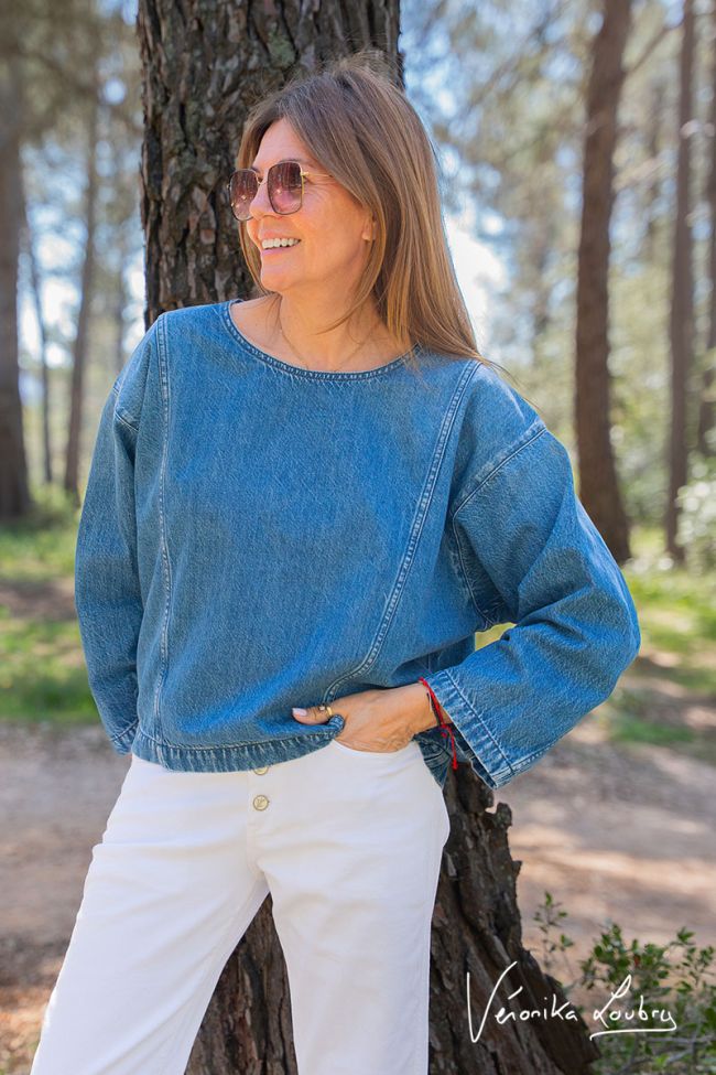 Jeans-Top Flore by Véronika Loubry