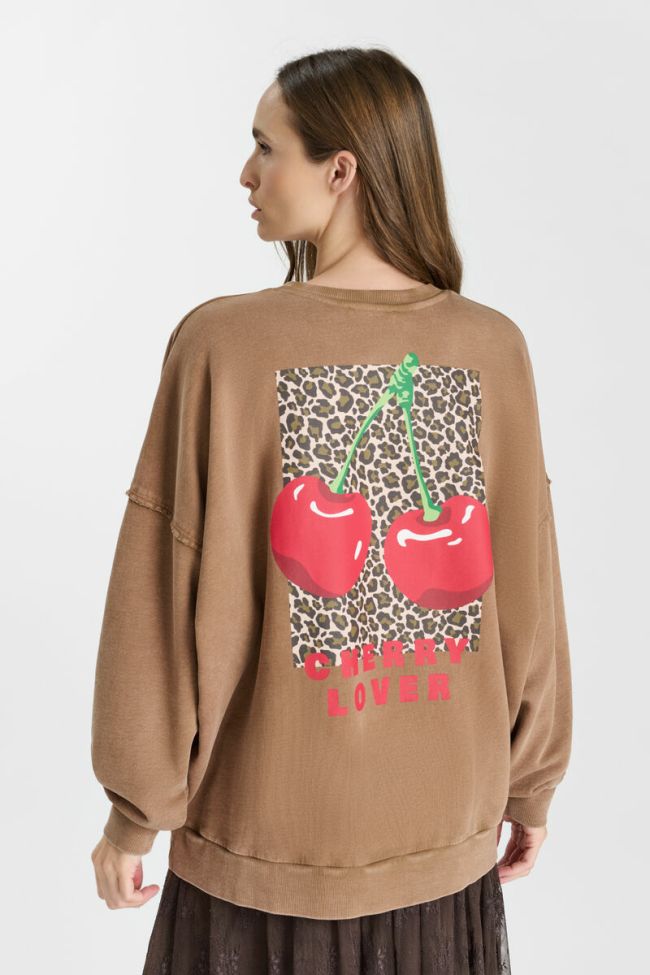 Sweatshirt Mery in braun