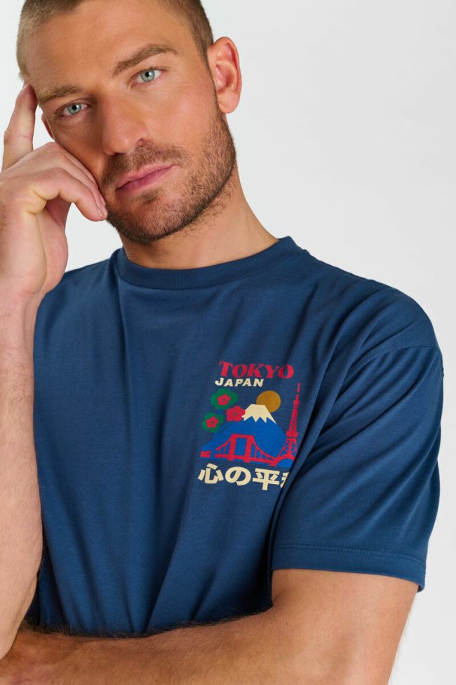 T-shirt Soler in blau