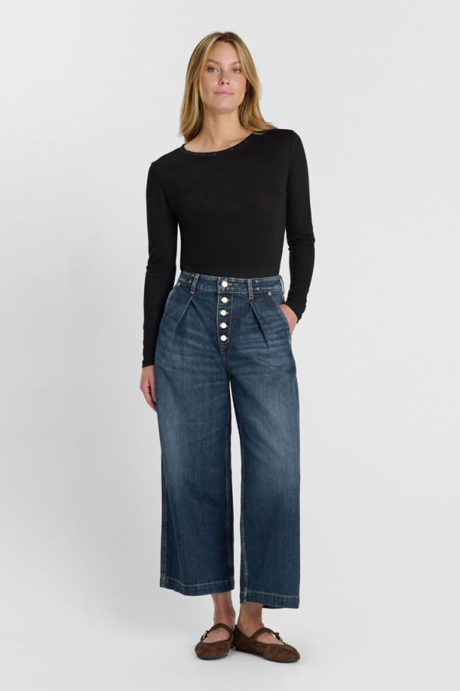 Jeans wide leg Donna blau Nr.2