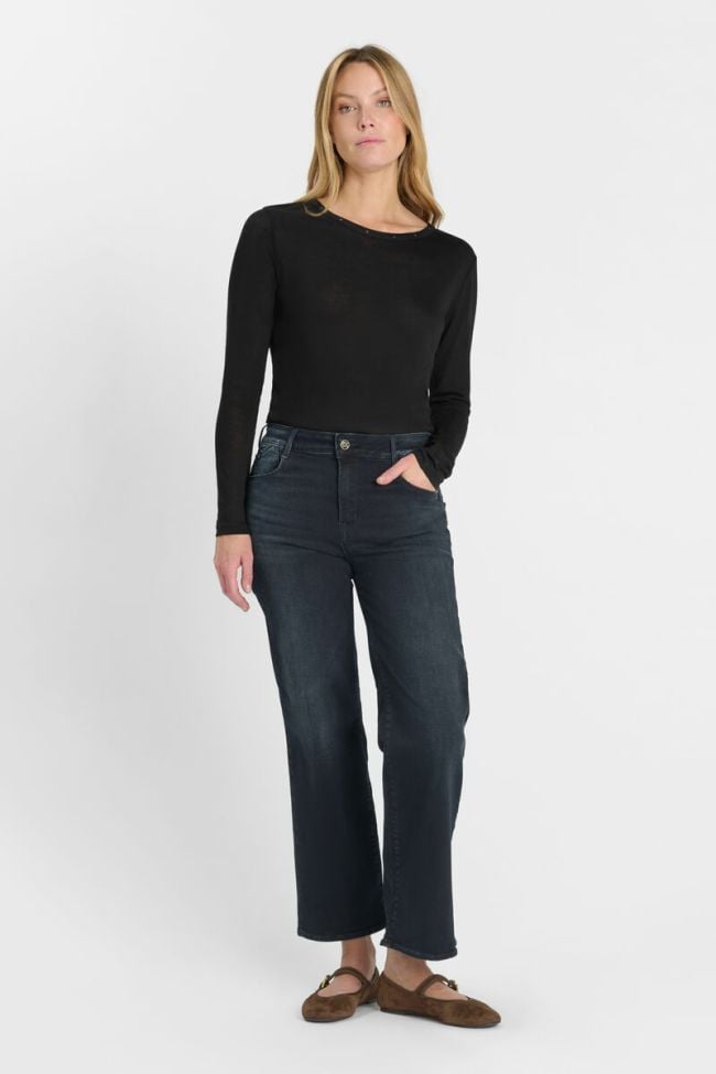 Jeans pulp wide leg Basic blau-schwarz Nr.1