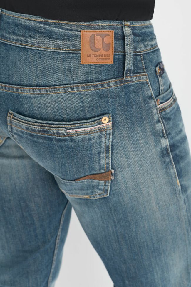 Jeans 700/11 adjusted Clinch blau-beige Nr.2