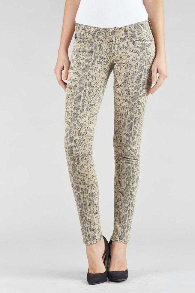 Jeans Lidgie mit Python-Print