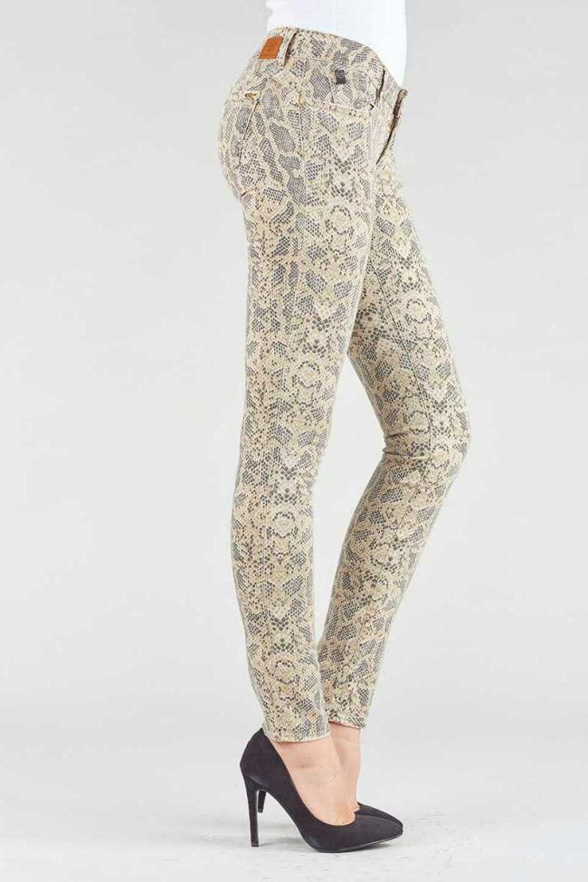 Jeans Lidgie mit Python-Print