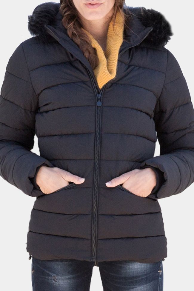 Steppjacke Star in Schwarz