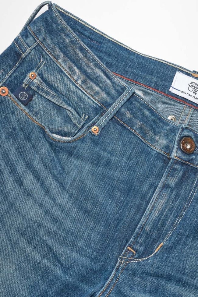 Jeans Slim Fit 300/16 7/8-Länge in Blau