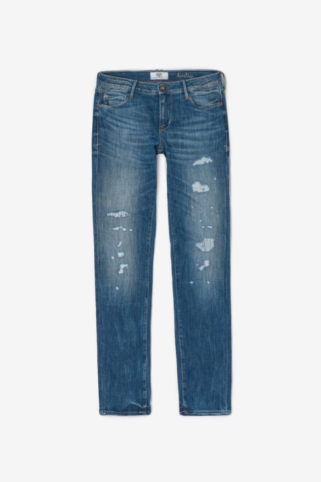 Jeans Slim Fit 300/16 7/8-Länge in Blau