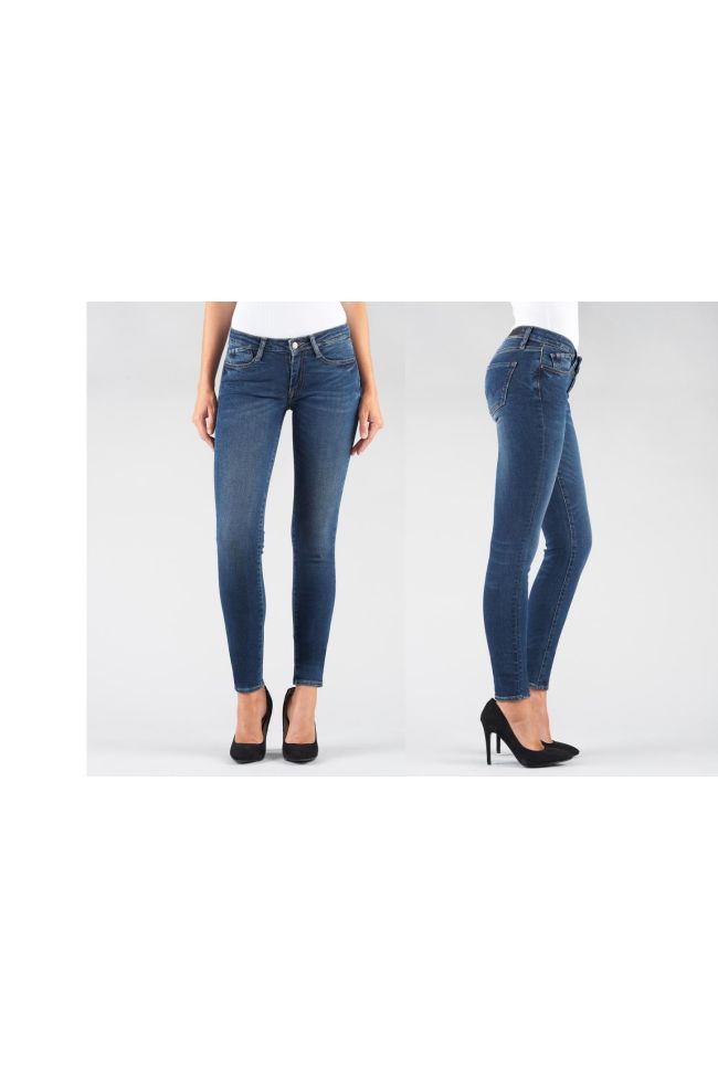 Jeans Power Skinny Bleu moyen