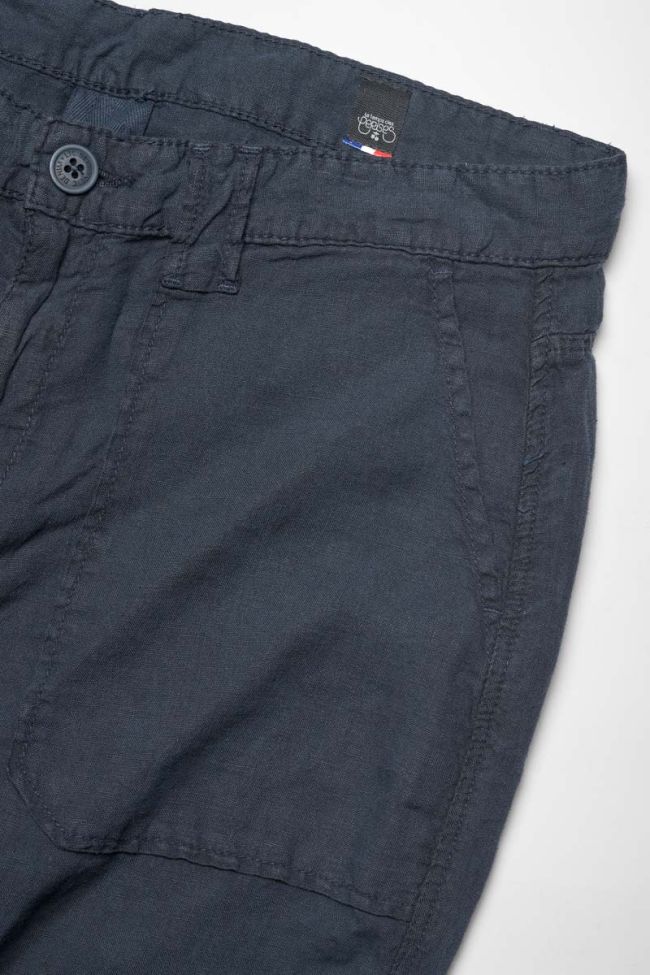 Leinenhose Nesrone in Marineblau