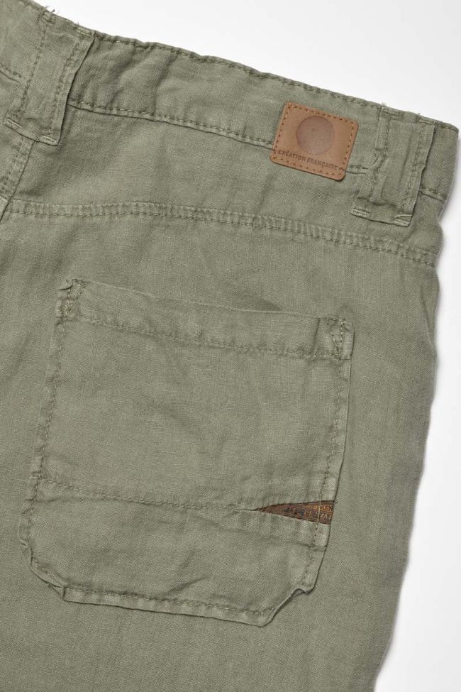 Leinenhose Nesrone in Khaki