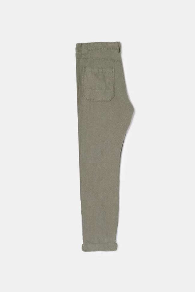 Leinenhose Nesrone in Khaki