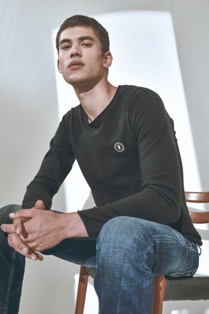 Pullover Terry in schwarz