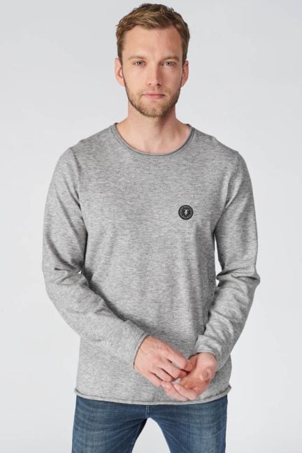 Pullover Terry in grau