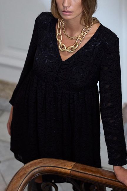 Kleid Iron in schwarz