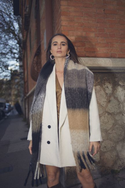 Mantel Maranda in weiß