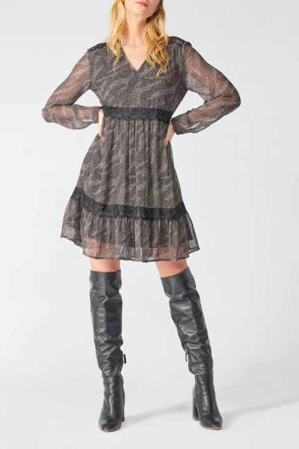 Kleid Rena in schwarz