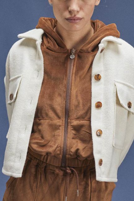 Kapuzen-sweatshirt Cinogi in braun