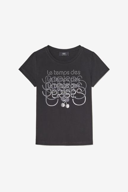 T-shirt Corinagi in schwarz