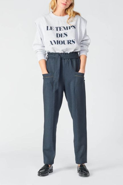 Hose Beverly in blau