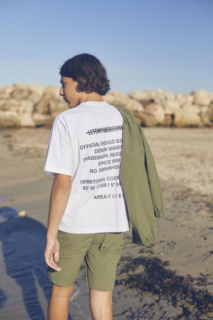 T-Shirt Zabrabo weiß bedruckt