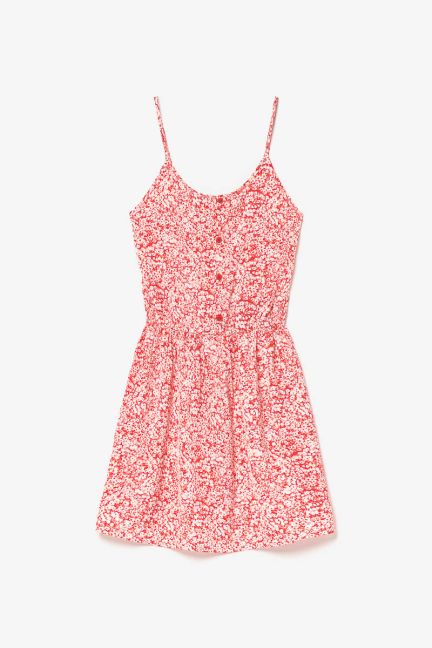 Kleid Yuligi mit Blumenmuster in rot