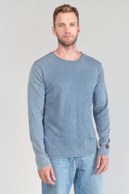 Pullover Bivor in verwaschenem Blau-Grau