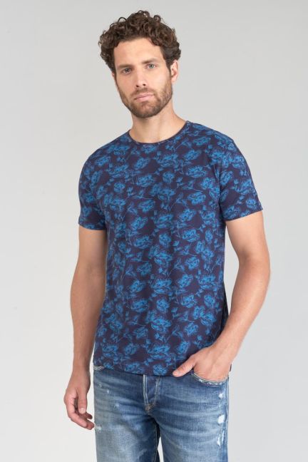 T-Shirt Conit mit Blättermuster