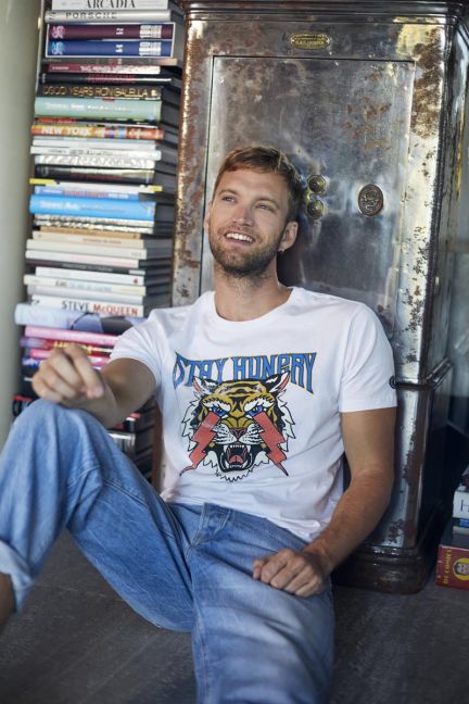 T-Shirt Yair in weiß