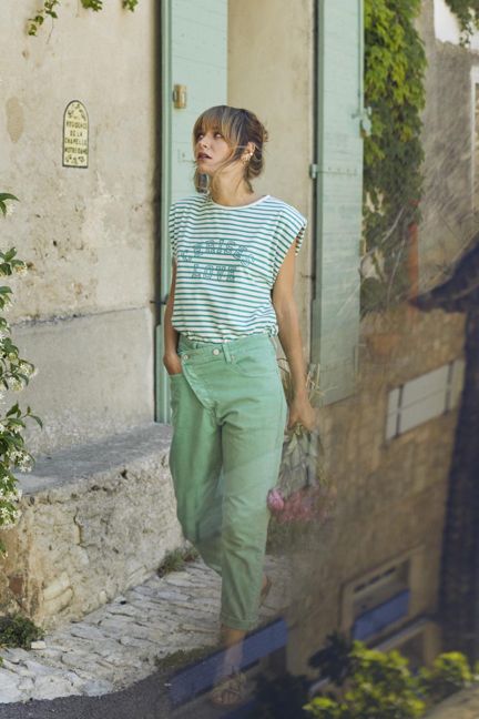 Jeans boyfit Cosy 7/8 farben 