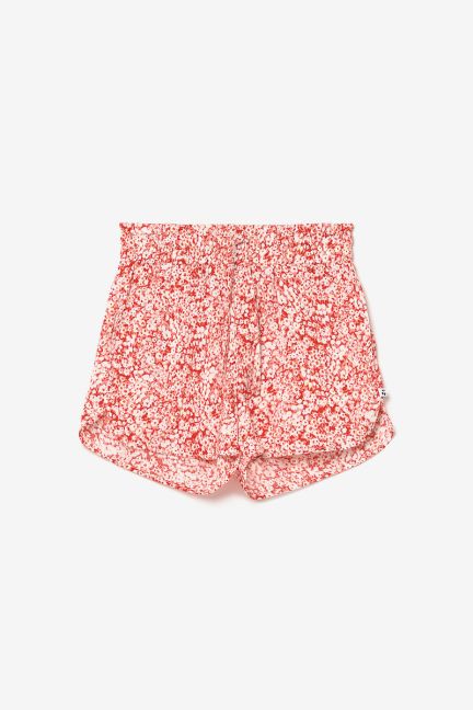 Shorts Roseigi mit rotem Blumenmuster